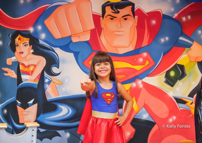 Fotos da Festa Infantil da Luisa – Tema Super Heróis – Balangandã – RJ