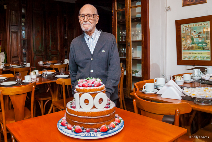 fotografia festa 100 anos rj centenario patriarca foto bolo de aniversário naked cake parabéns