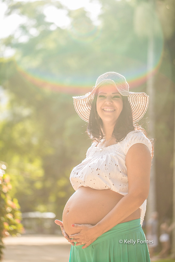 Book Gestante RJ por Kelly Fontes Jardim botanico look mamae gravida de chapeu