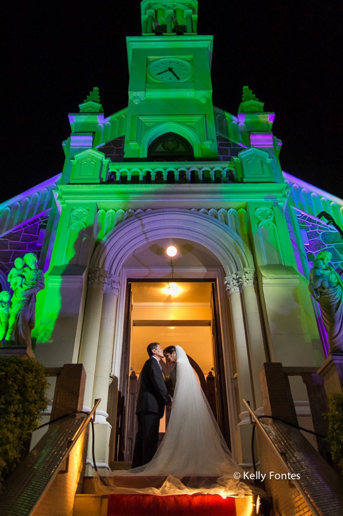 Fotografia Casamento RJ noiva com o pai Igreja Nossa Senhora das Gracas Capela Botafogo por Kelly Fontes