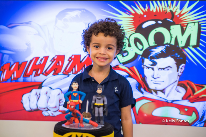 Fotografia Festa Infantil RJ Animason Botafogo liga da justica super homem aranha batman por Kelly Fontes