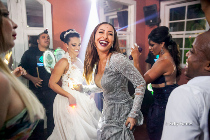 fotografia de casamento rj pista de danca dos noivos na quinta do chapeco com Sabrina Sato