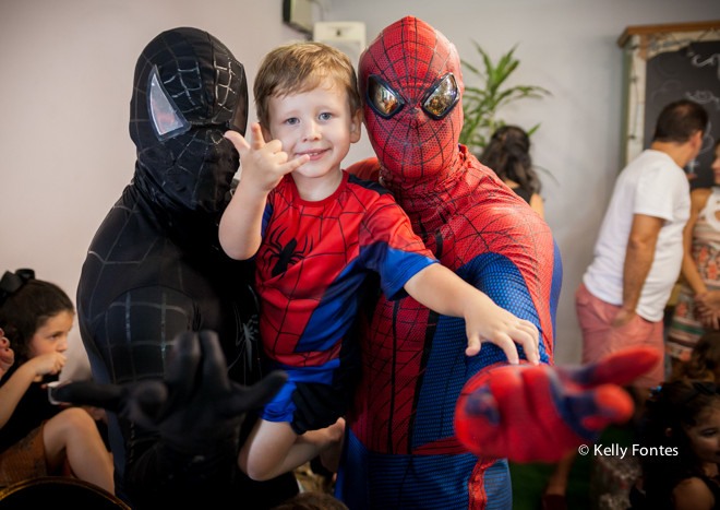 Fotos Festa Infantil 4 anos Bento – Homem Aranha – Espaço Aldeia Joá – Barra da Tijuca – RJ